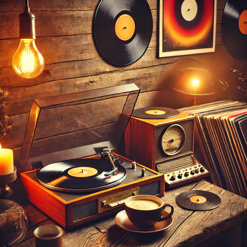 LP 음악 감상 - AI생성
