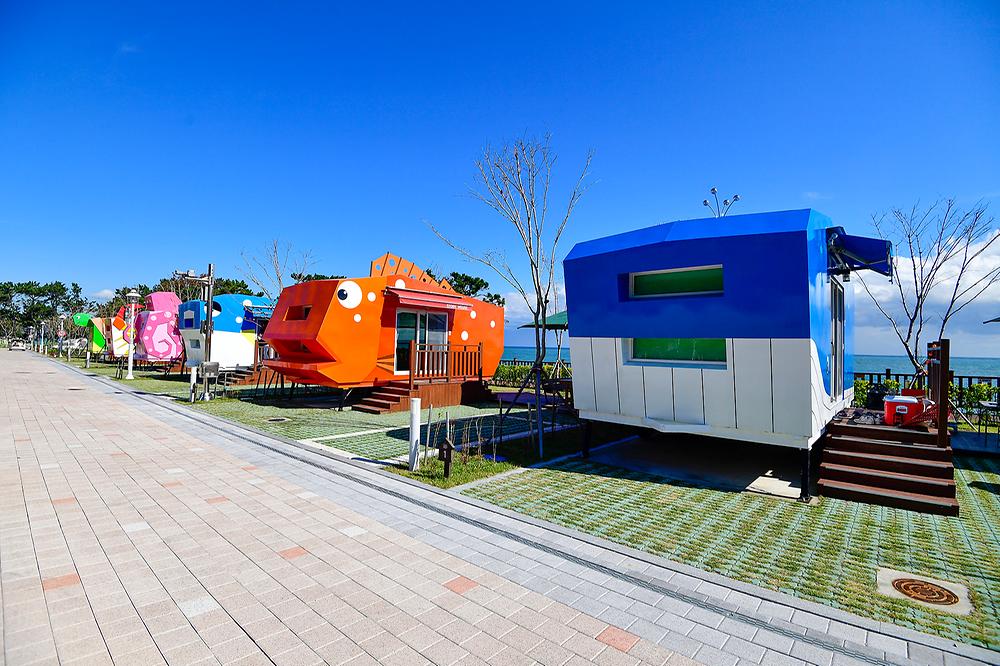 강동오토캠핑장. 울산광역시 북구 당사동 87