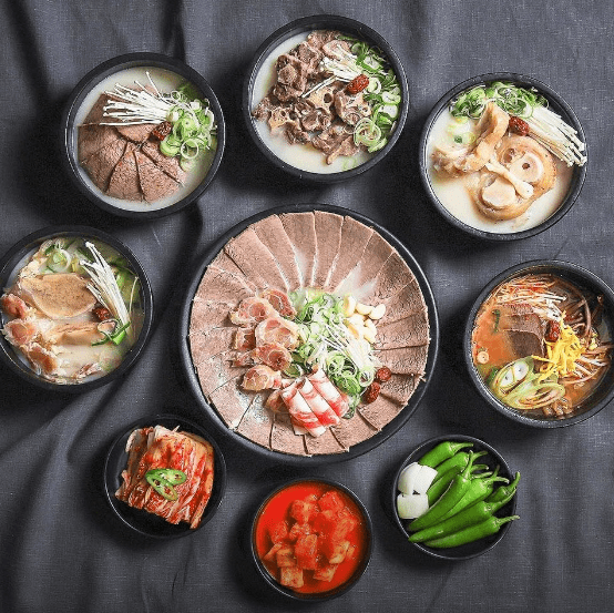 온천장 맛집 "당미옥 한우곰탕 온천본점" 음식