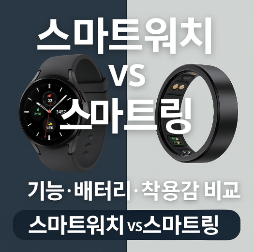 스마트링 vs 스마트워치 ❘ 어떤 웨어러블이 내게 맞을까?