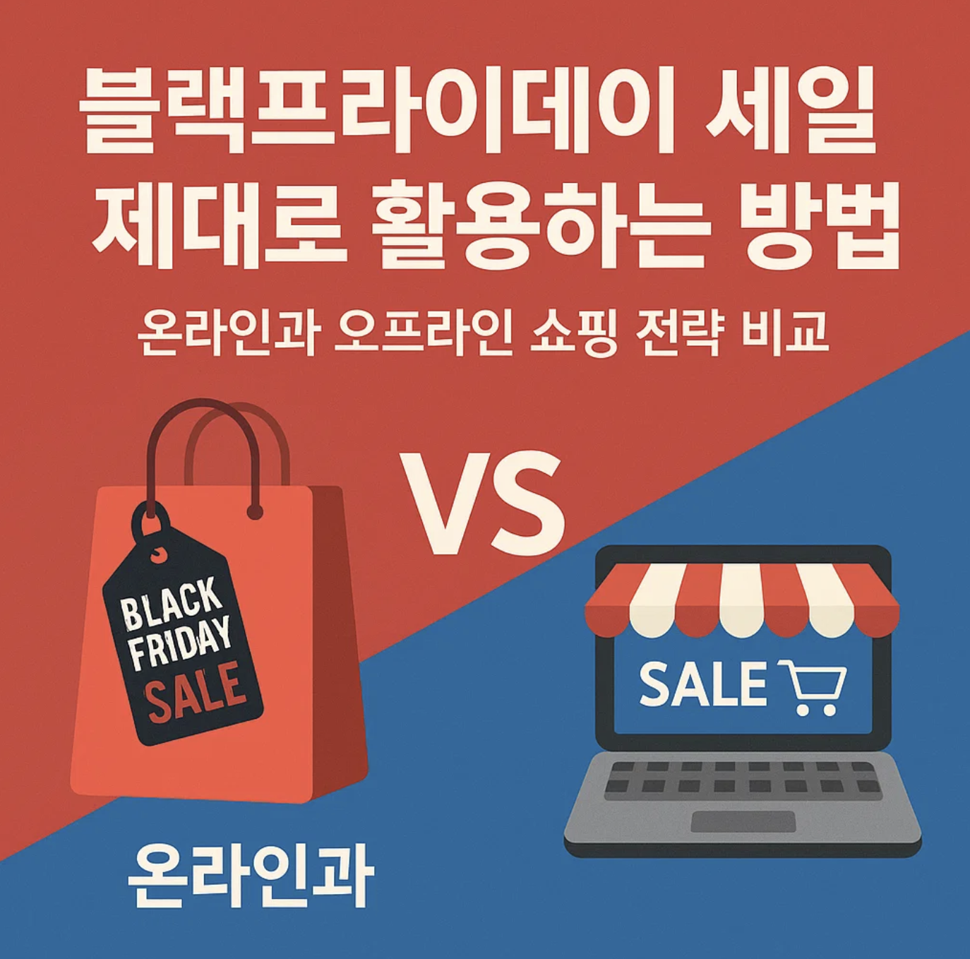 블랙프라이데이 세일 제대로 활용하는 방법, 온라인과 오프라인 쇼핑 전략 비교
