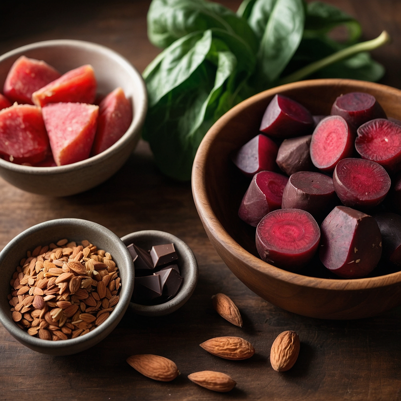 아몬드와-고옥살레이트-음식과의-조합