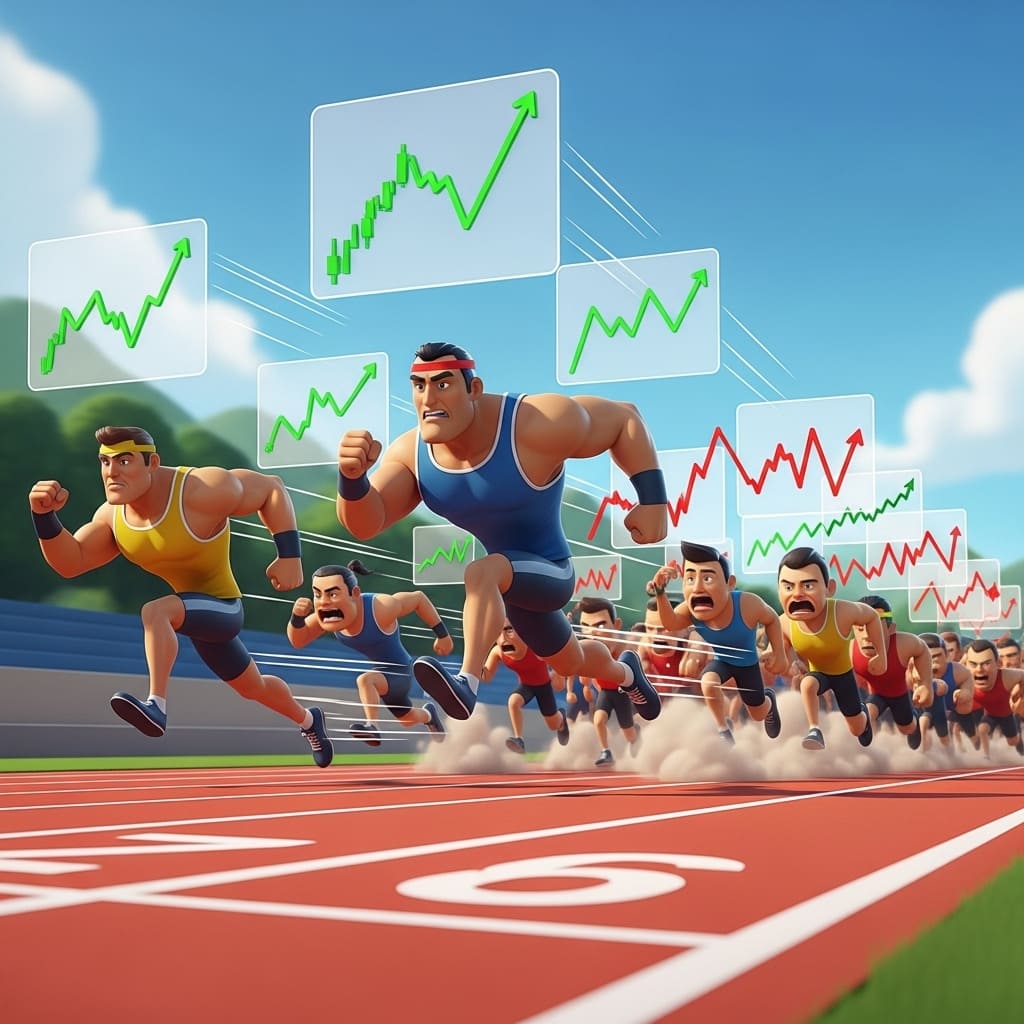 앞서가는 주식과 뒤처지는 주식