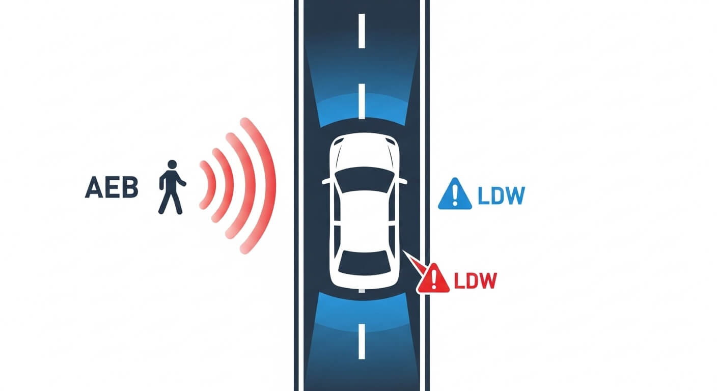 초보자 필수: 차선유지 보조와 전방충돌방지 시스템