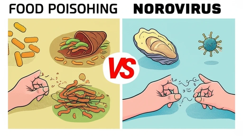 식중독 노로바이러스, 헷갈리는 증상과..