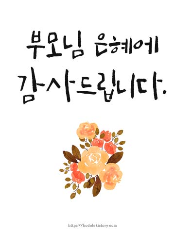 감사드려요