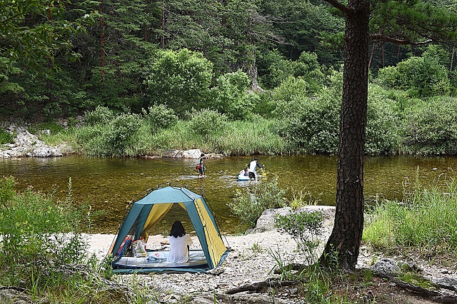 오지캠핑 계곡캠핑