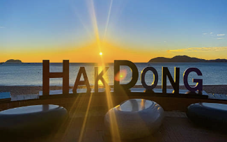 학동 흑진주 몽돌해변