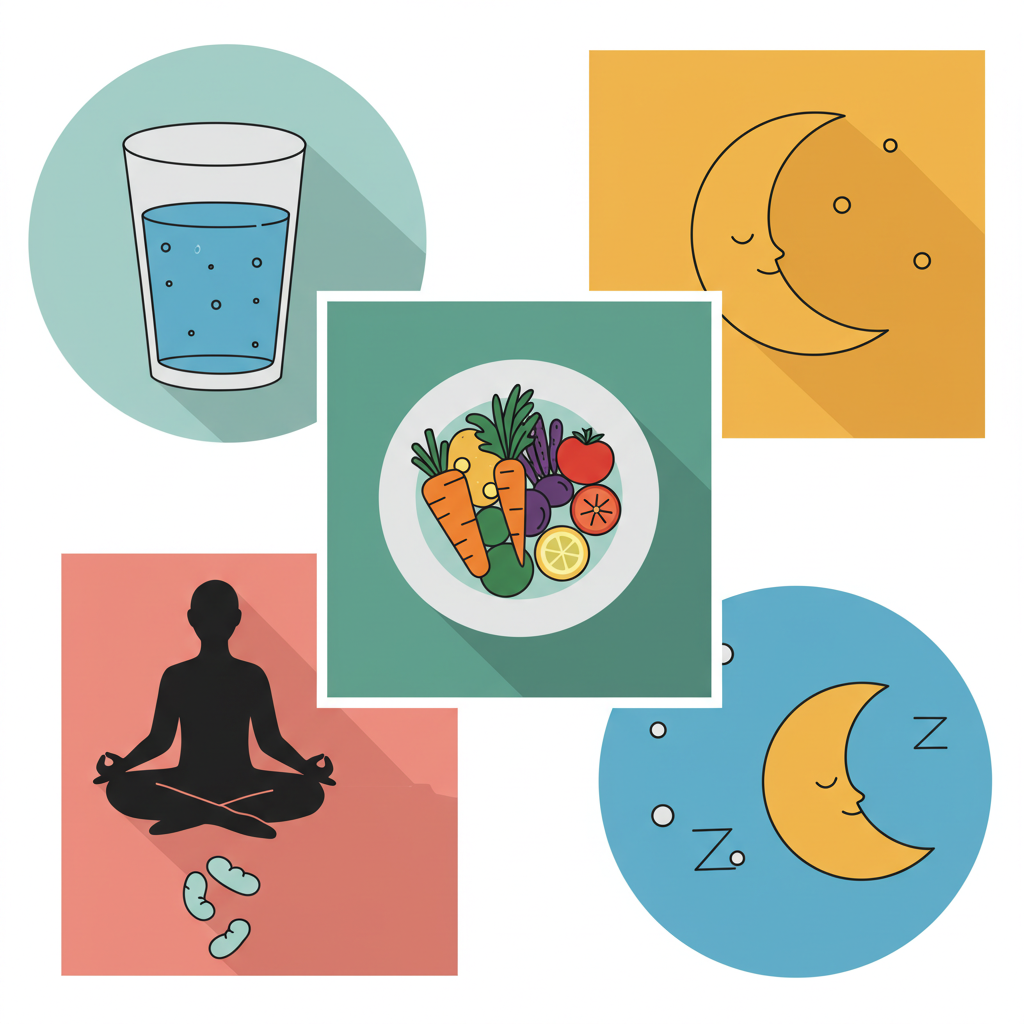 장 건강을 위한 종합적인 생활 습관