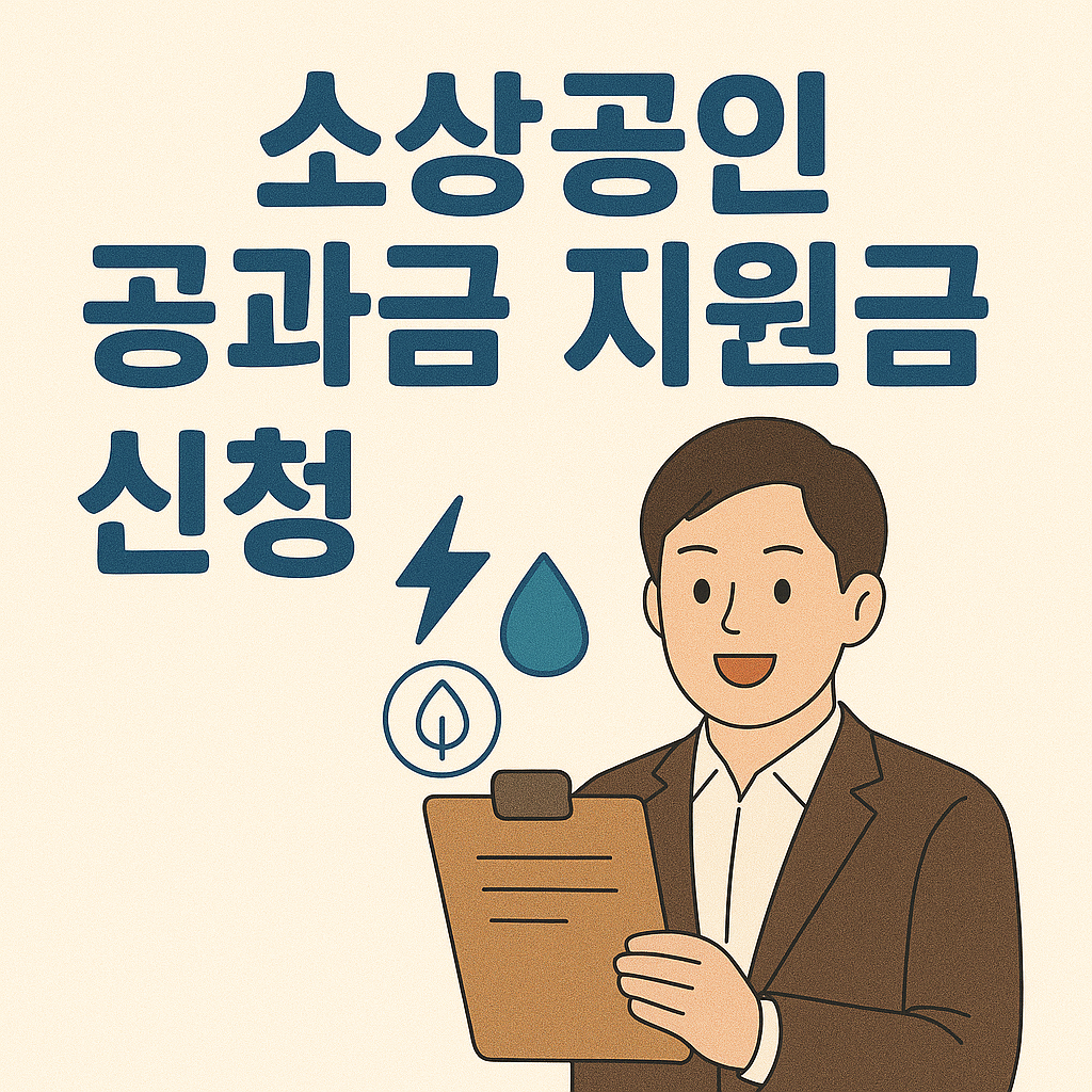 소상공인 공과금 지원금 100% 받는 법