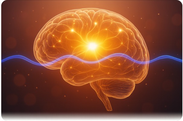 뇌의 동기 회로가 활성화된 이미지