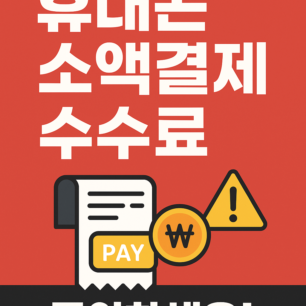 휴대폰 소액결제 수수료