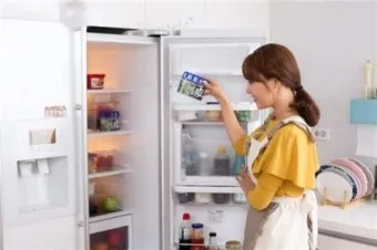 냉장고 냄새 김치통 밀폐와 랩 씌우기 식재료 분리 정리_2