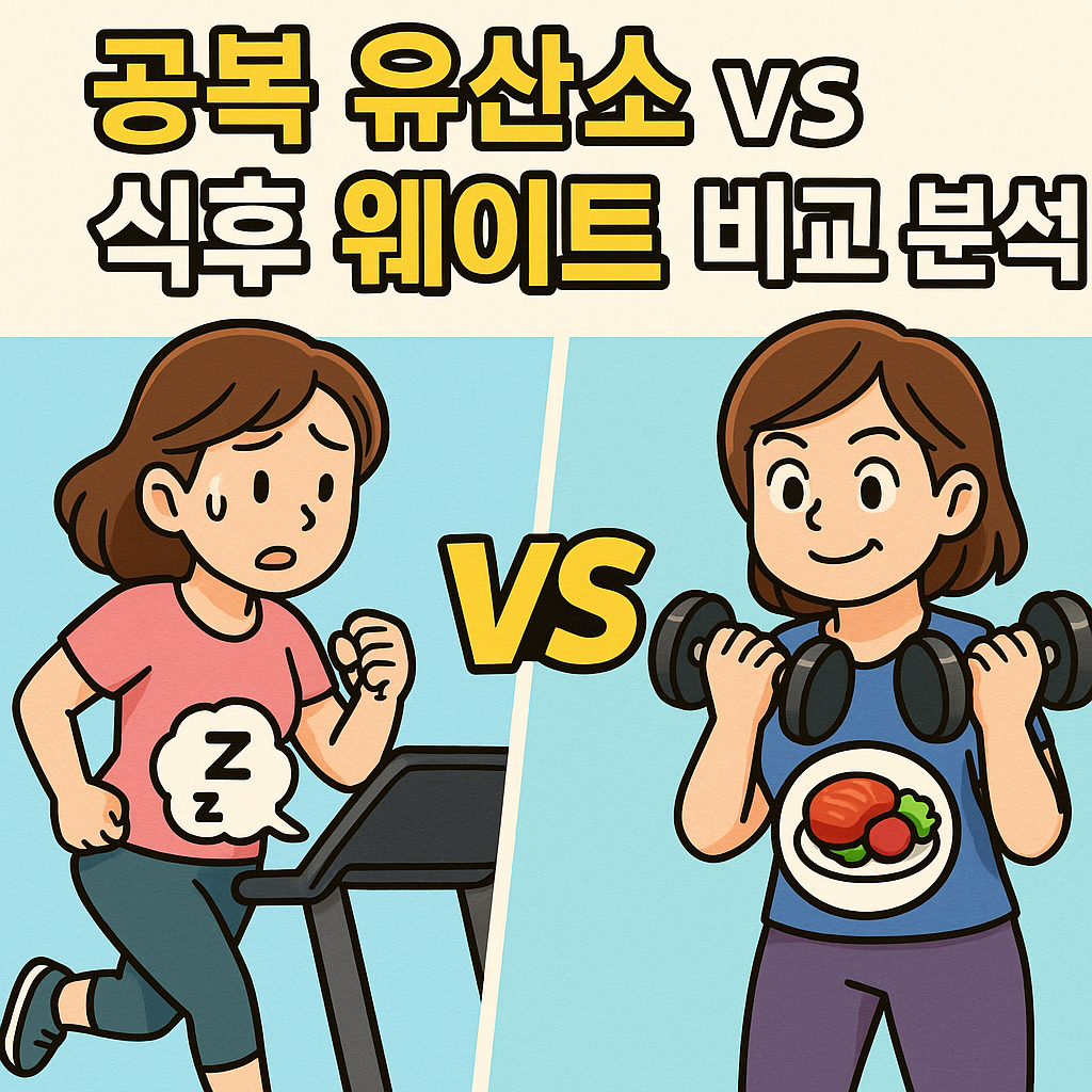 공복 유산소vs식후웨이트 관련사진