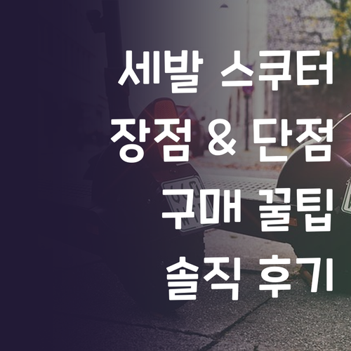 세발 전기 스쿠터 솔직 후기 장점, ..