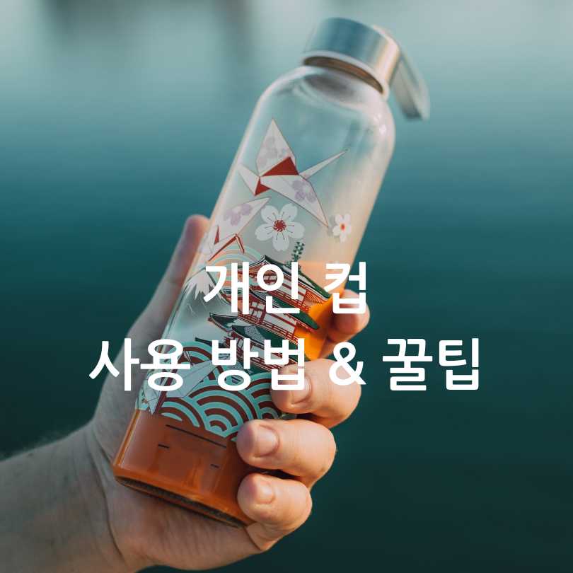 스타벅스 개인컵 사용 혜택