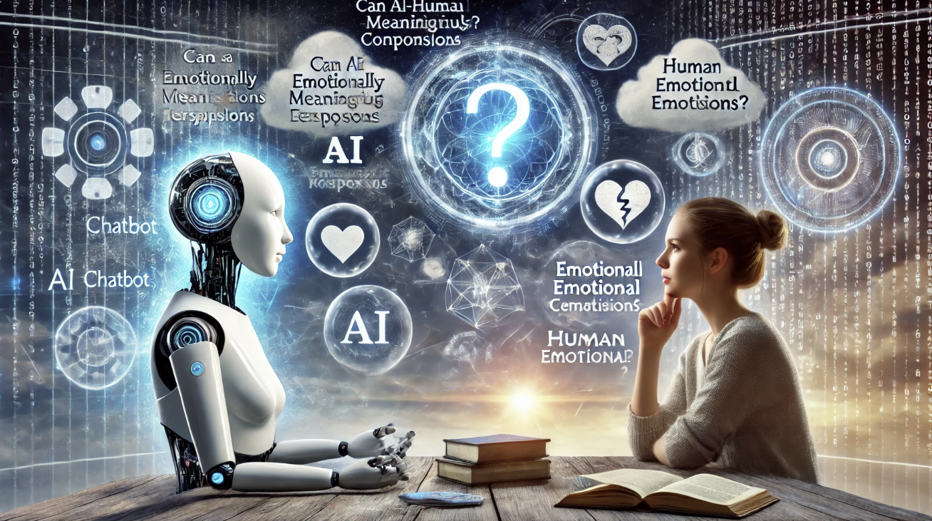 AI 챗봇과 인간의 감성적 대화 가능한 지에 대해 판단할 수 있는 요소들을 시각화한 사진