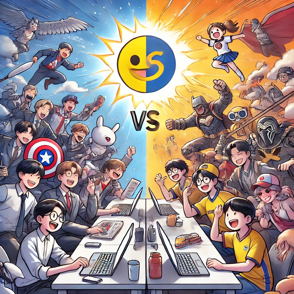 정부복지와 서울시 비교 이미지