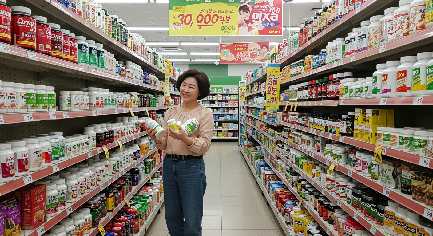 영양제 3개 구매 시 20달러 할인 프로모션