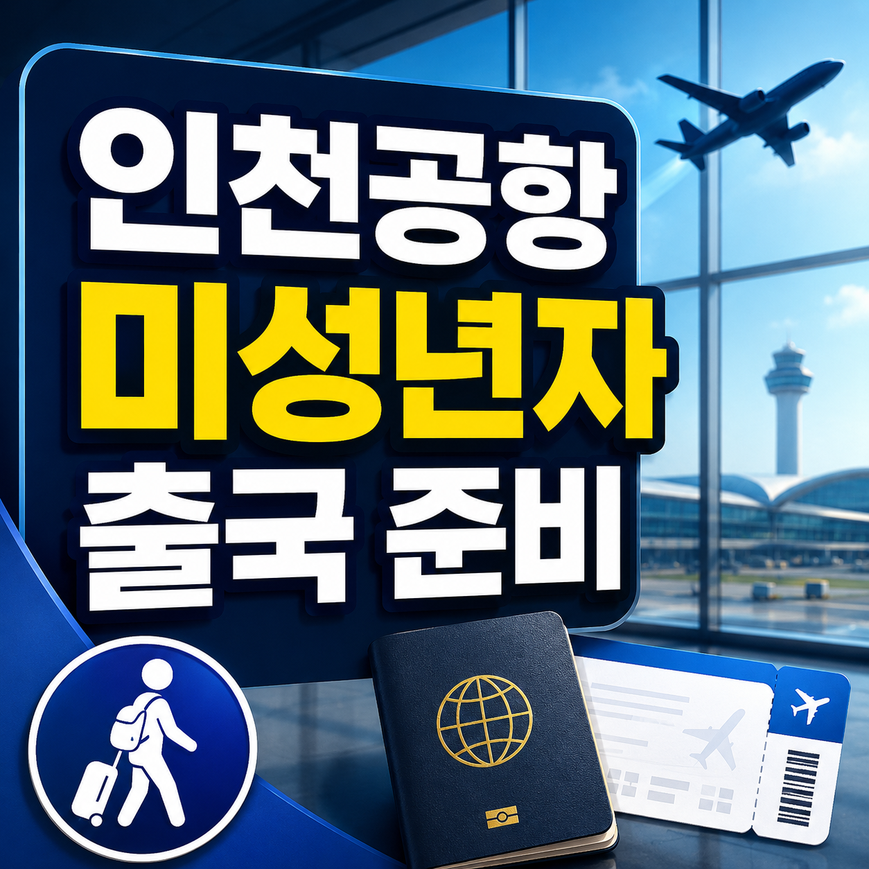 인천공항 미성년자 출국 준비
