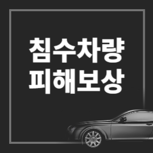 침수차량 피해보상 알아보기