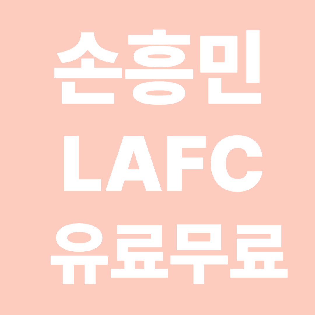 손흥민 LAFC 중계
