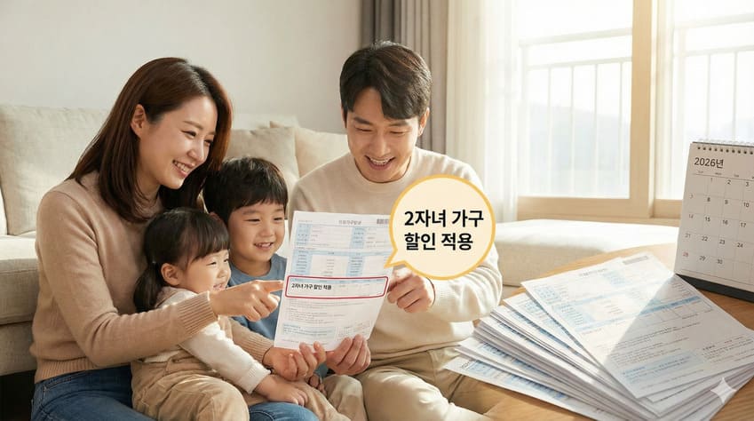 둘만 낳아도 다자녀! 2026년 확 바뀌는 전기&middot;가스요금 할인 혜택