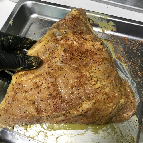 한돈 등갈비 머스타드 & 럽