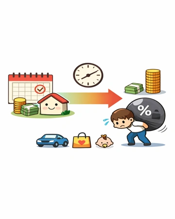 대출 기간 길어질 때 상환 구조와 이자 부담 변화23