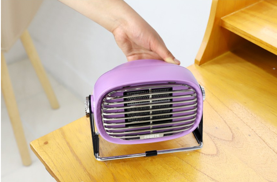 코드26 레트로 감성 탁상용 미니온풍기