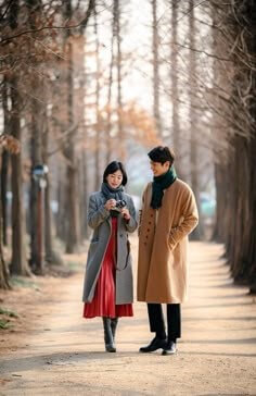 전-남친이-모르는-여자와-메타세콰이어-길을-걷고있는-모습