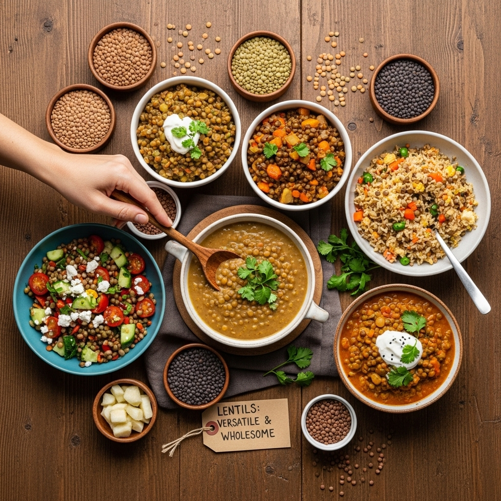 다양한 요리에 활용 가능한 렌틸콩