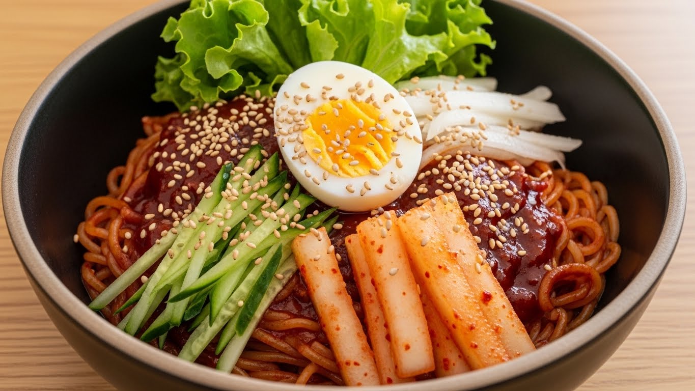 들깨비빔국수