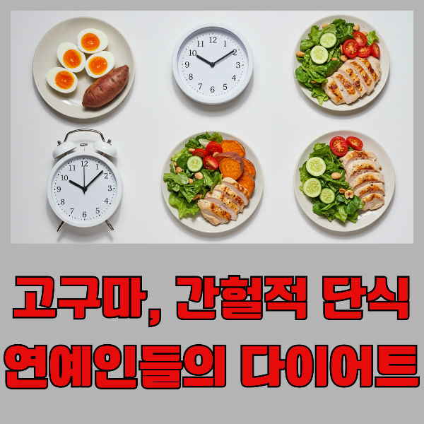 간헐적 단식 식단 이미지