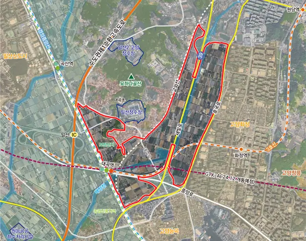 수도권 신규택지5만호!! 서울 서초 서리풀, 고양 대곡, 의정부 용현, 의왕 오전왕곡까지