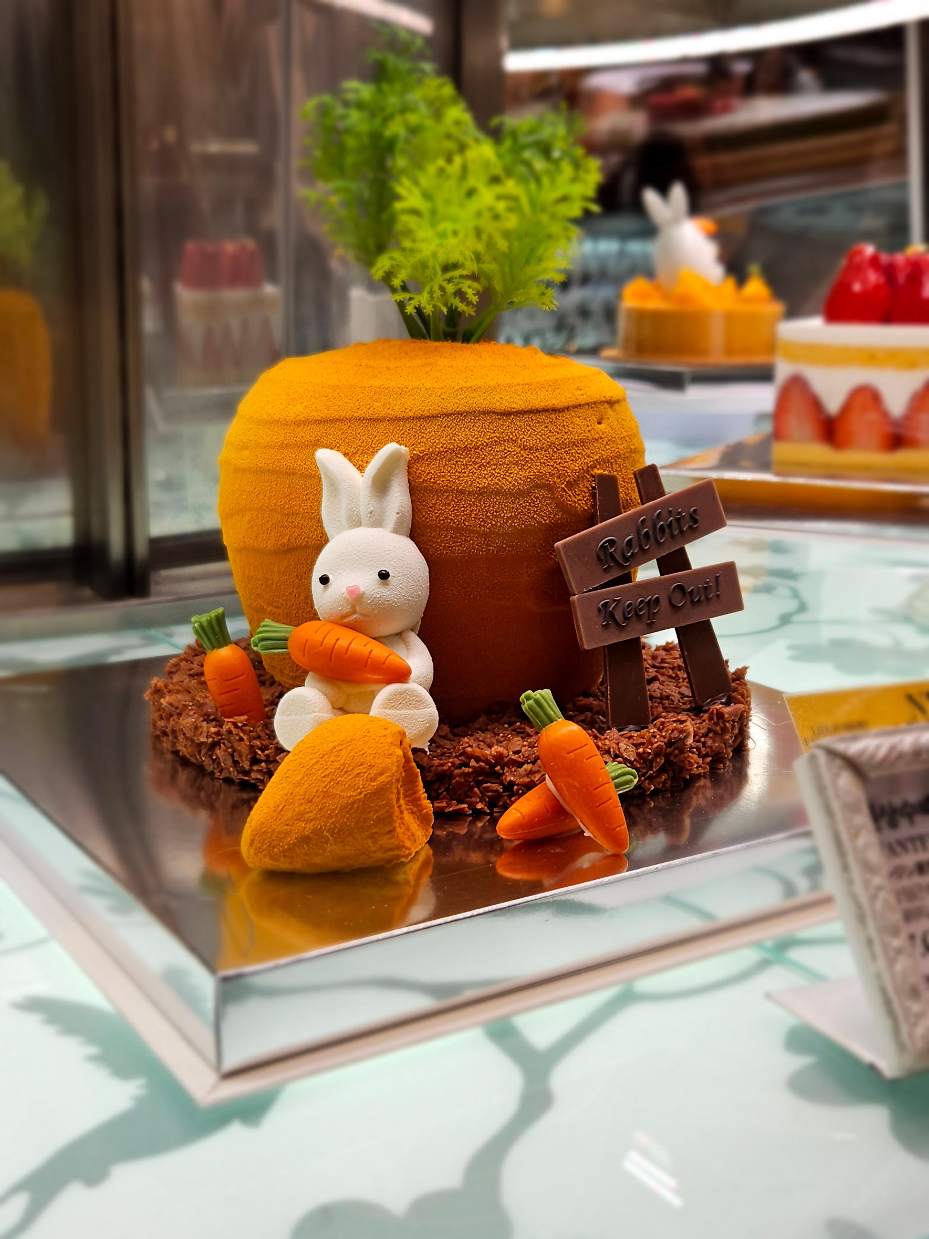 토끼 케이크 사진