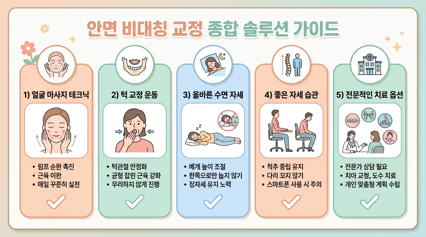 얼굴비대칭 개선을 위한 실전 솔루션