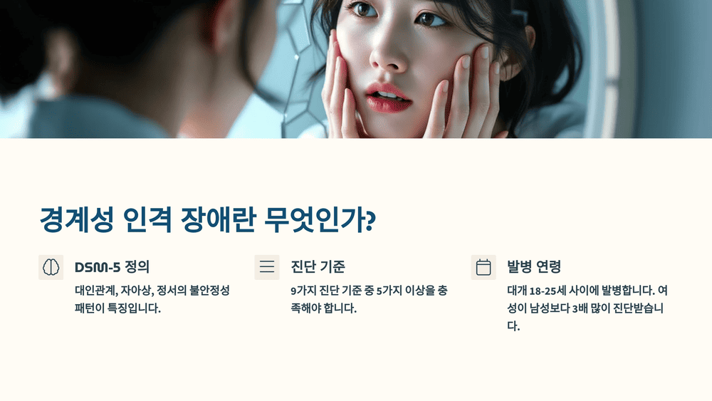 경계성 인격 장애란 무엇인가?