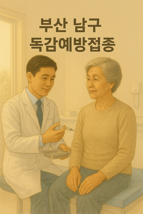 부산 남구 독감예방접종 이미지