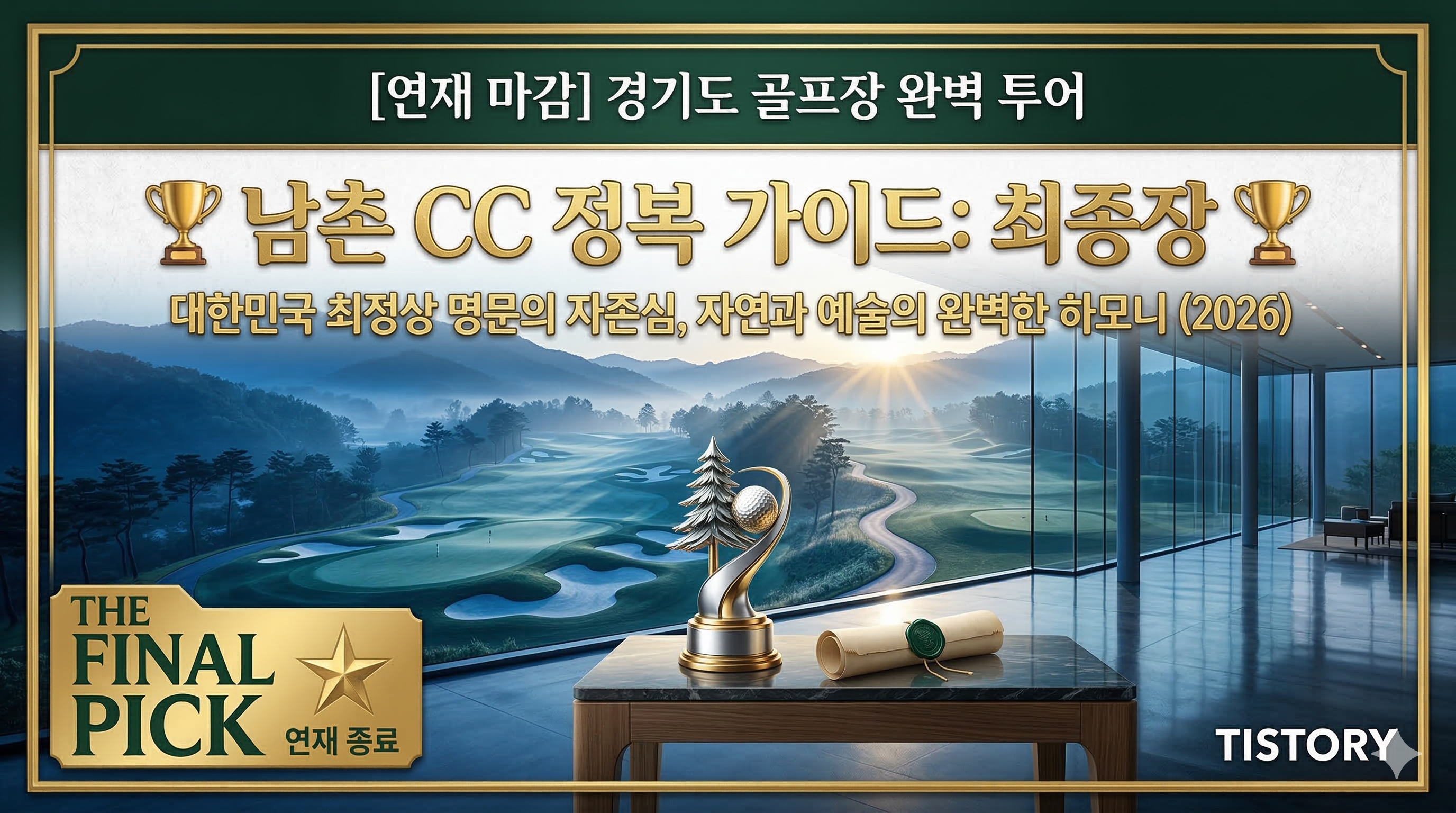 남촌 CC 정복 가이드: 자연과 예술이 빚어낸 경기도 광주의 최고급 명문 (2026)