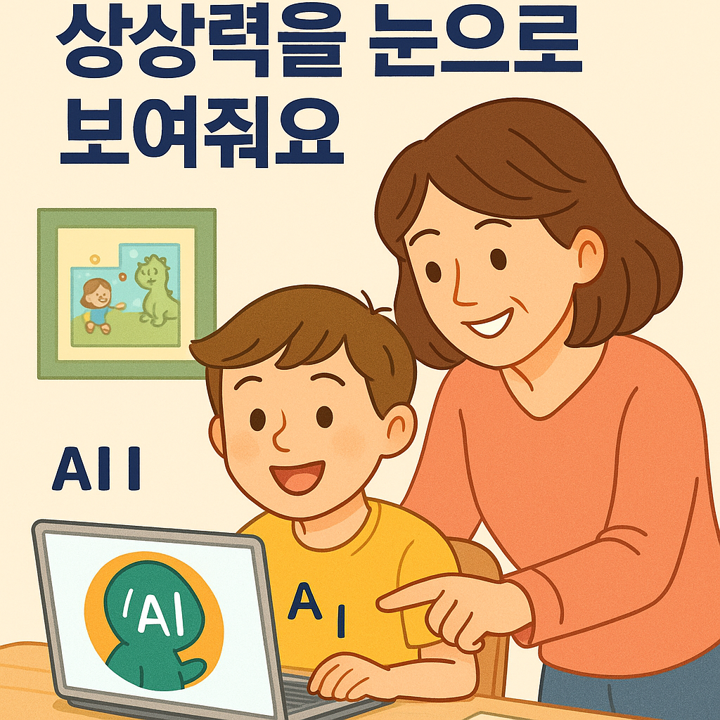 AI랑 같이 그림책 만들기-상상력을 눈으로 보여줘요!