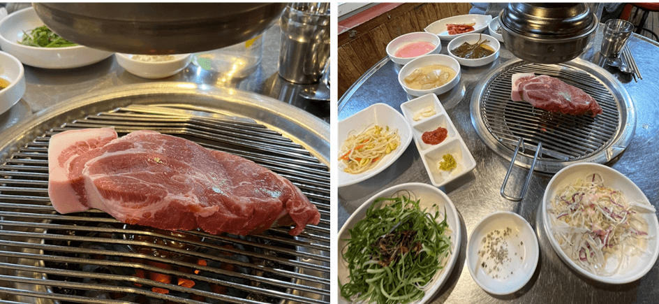 제주-성산-돈이랑-흑돼지-생고기-비주얼