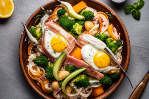 어류와 해산물&#44; 육류와 가금류&#44; 브로콜리&#44; 시금치&#44; 양배추&#44; 치즈&#44;그리스 요거트와 커티지 치즈&#44; 아보카도&#44; 계란