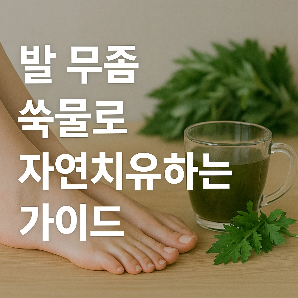 발 무좀 쑥물로 자연치유하는 가이드