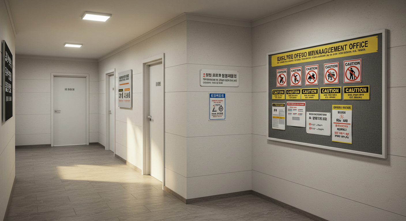 입주자대표회의&amp;#44; 관리사무소주의사항