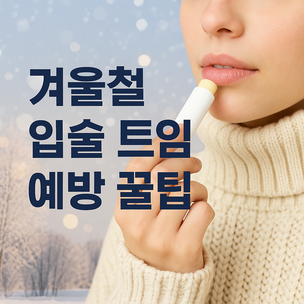 겨울 바람에도 끄떡없는 입술케어 보습력 200% 높이는 비결