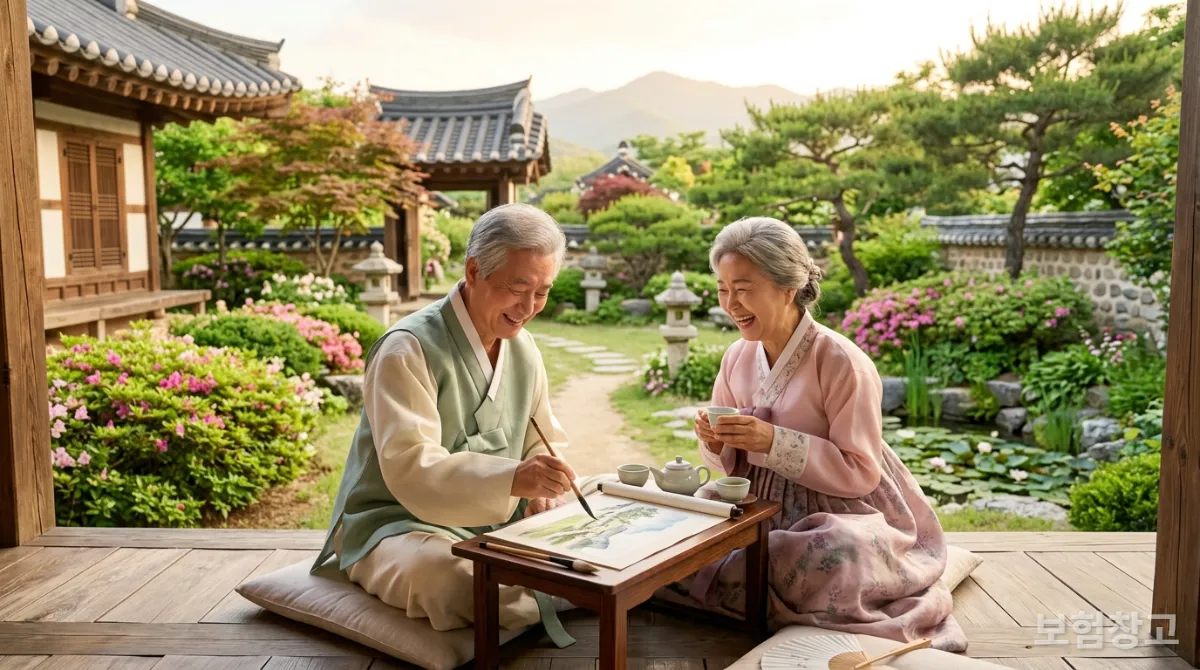 건강보험료 부담 없이 여유로운 노년을 보내는 한국 노부부