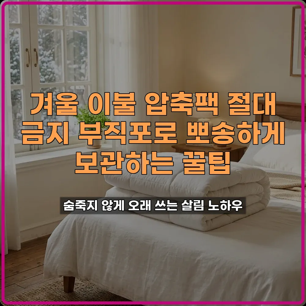 구스다운보관법