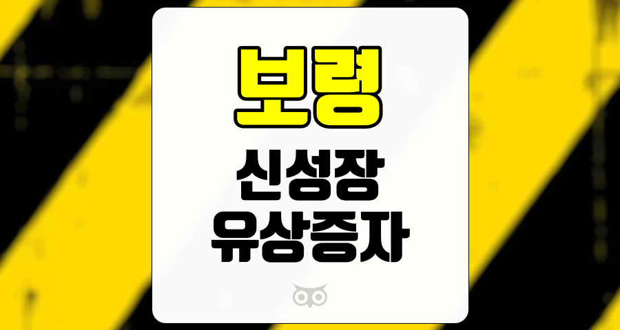 보령, 신성장을 위한 유상증자와 실적 분석