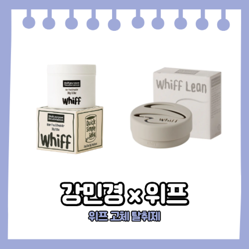 강민경 위프 고체 탈취제 차량용